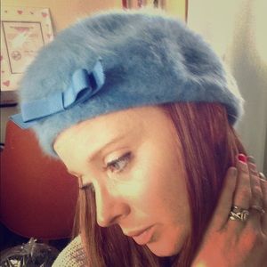KANGOL FURGORA Mayfair Rabbit Hair Baby Blue Hat